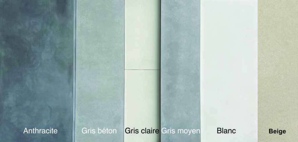Betonal Prefab Concept beton kleuren waaier. Betonal béton préfabiquées couleurs